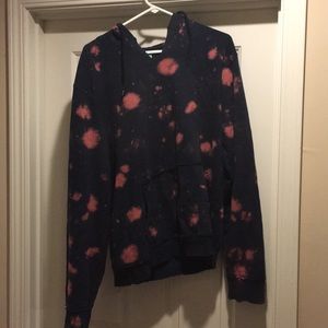 Devils harvest blue and pink hoodie